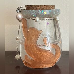 Hand Crafted Resin Vintage Milk Bottle Jar